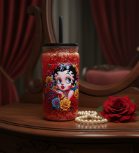 16 oz. Acrylic Betty Boop Snowglobe Tumbler