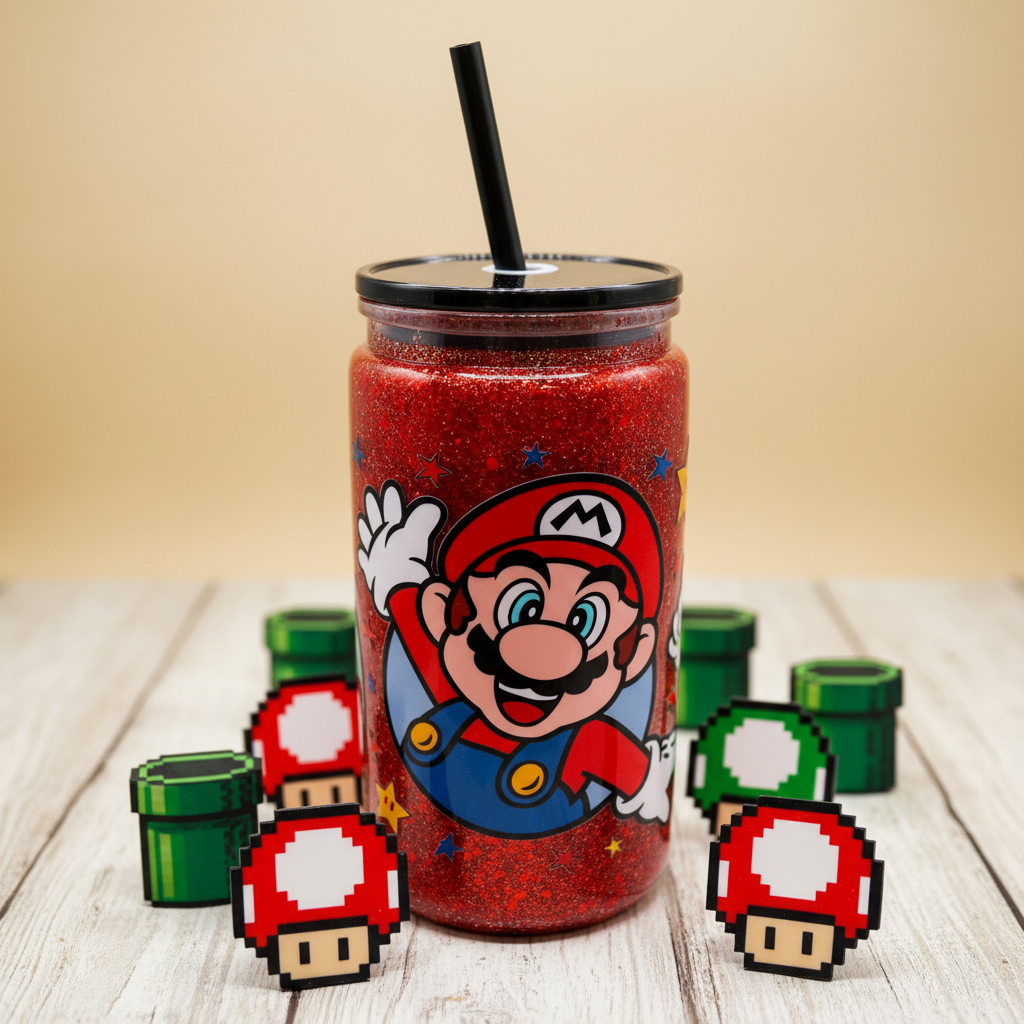16oz. Acrylic "It's me Mario" Tumbler