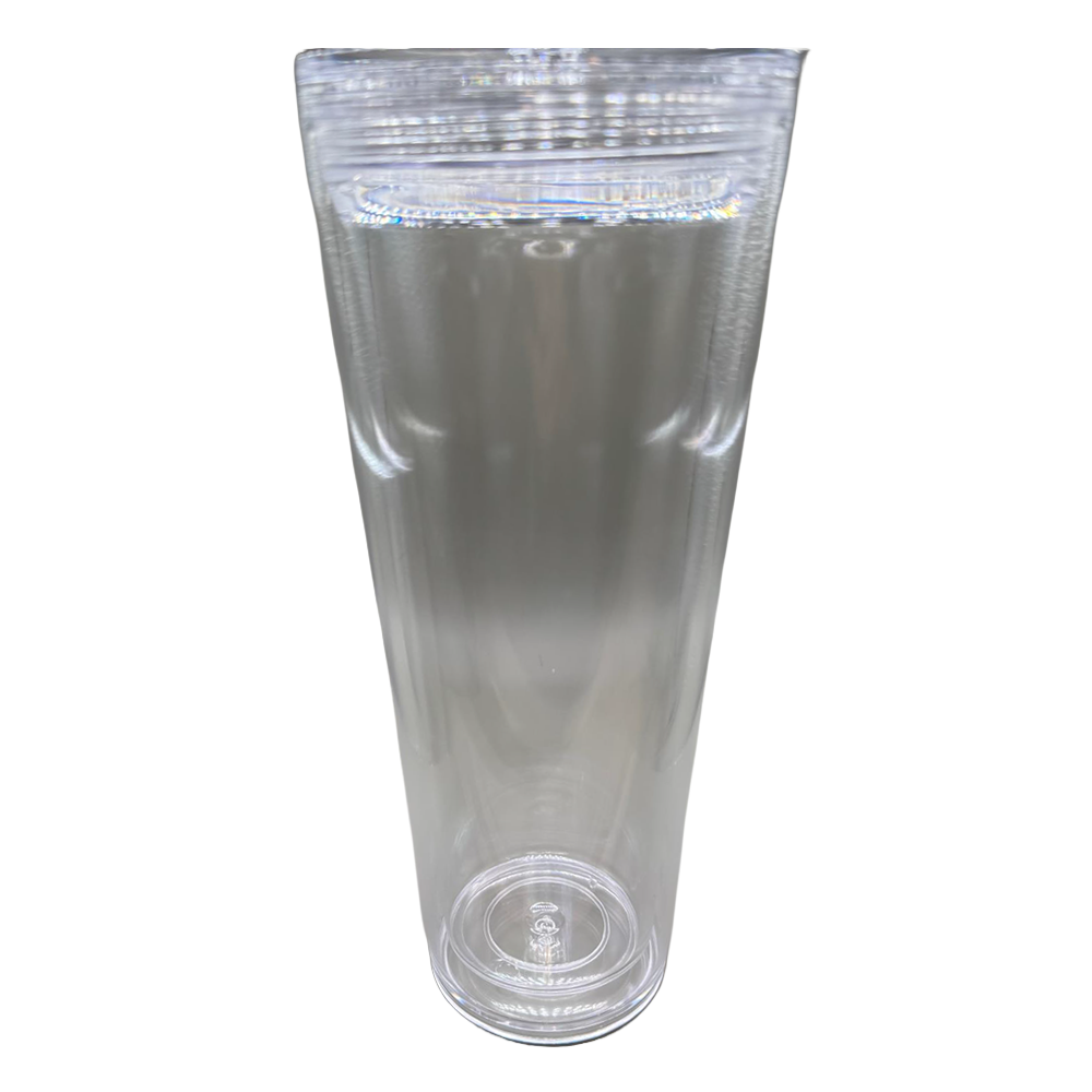 20 oz. Acrylic tumbler with clear lid