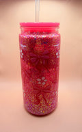 16oz. Bow & Flowers Cup