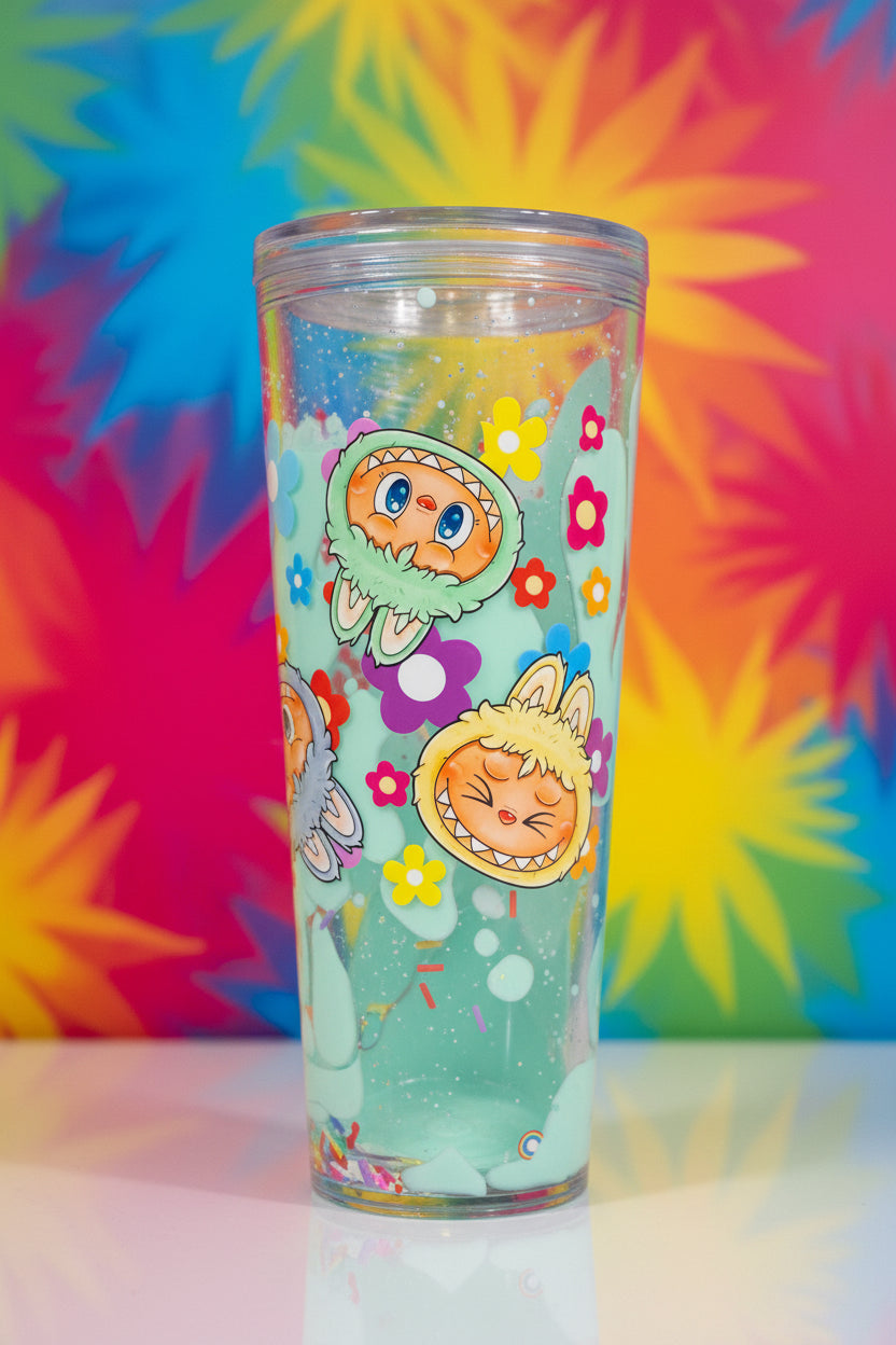 Labubu 24oz. Acrylic Lava Flow