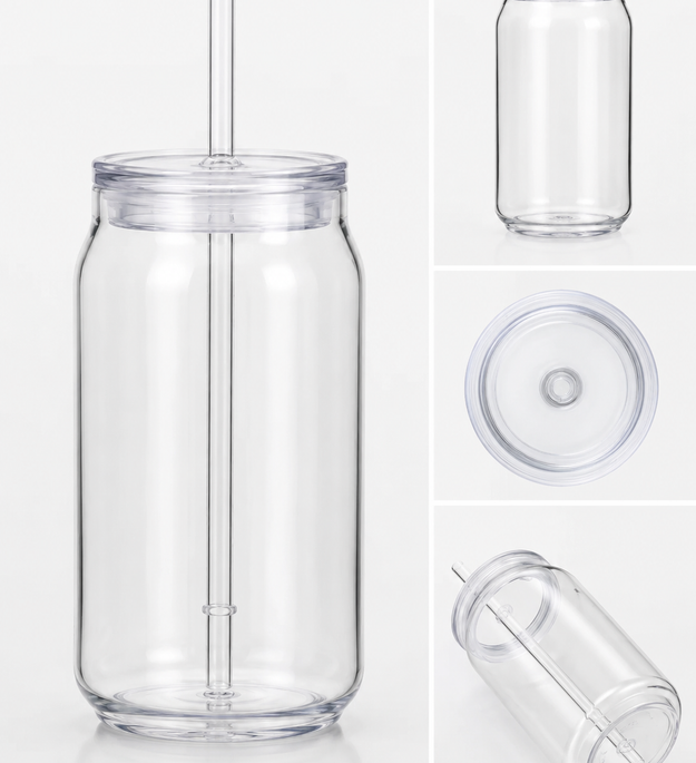 Customizable 16oz. Acrylic Tumbler